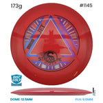 Disc Golf Warehouse Streamline Jett - Neutron Plastic Red/Purple Metallic, Gold 173g