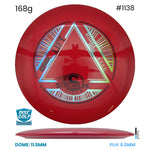Disc Golf Warehouse Streamline Lift - Neutron Plastic Red/Rainbow Holo, Black 168g