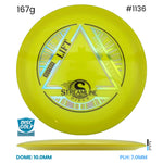 Disc Golf Warehouse Streamline Lift - Neutron Plastic Yellow/Holographic, Black 167g