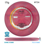 Disc Golf Warehouse Streamline Pilot - Cosmic Neutron Plastic Pink/Silver, Gold 171g