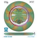 Disc Golf Warehouse Streamline Pilot - Cosmic Neutron Plastic Teal/Silver, Blue Metallic 172g
