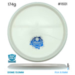 Disc Golf Warehouse Westside Discs Harp -  Tournament Plastic - White Bottom Stamp White/Blue Metallic 174g