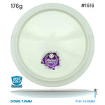 Disc Golf Warehouse Westside Discs Underworld - Tournment Plastic - White Bottom Stamp White/Purple Metallic 176g