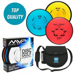 MVP Premium 3 Disc Starter Set with box and DGW Starter Bag, OG Shield — Impulse, Uplink and Anode discs