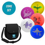 RPM Discs 5 Disc Starter Set with DGW Starter Bag, OG Shield — Pekapeka, Piwakawaka, Takapu, Kotuku and Huia discs
