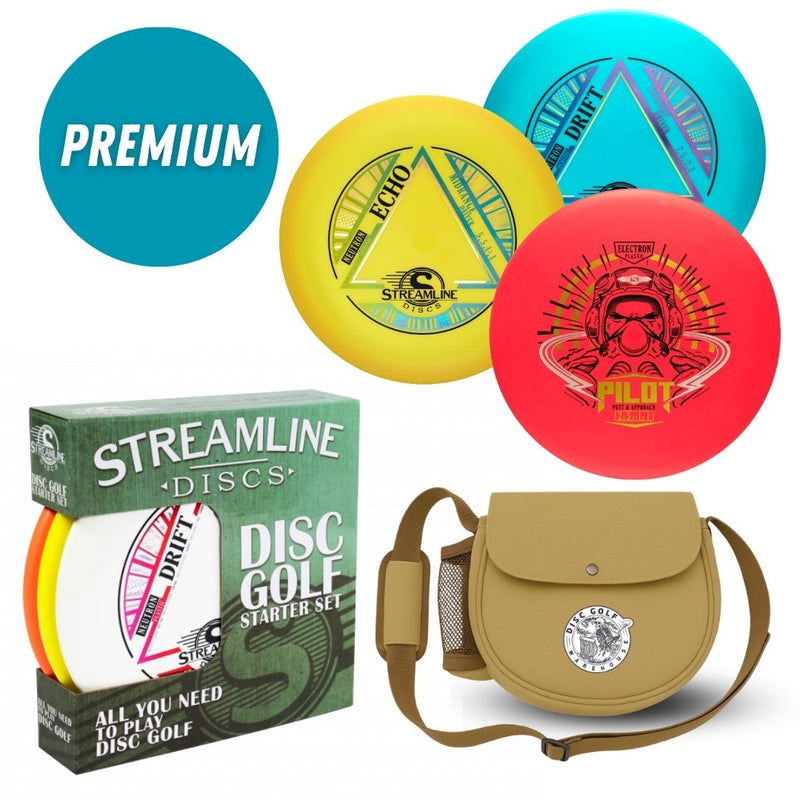 Streamline Premium 3 Disc Starter Set with box and DGW Starter Bag, Skull Boy — Drift, Echo and Pilot discs